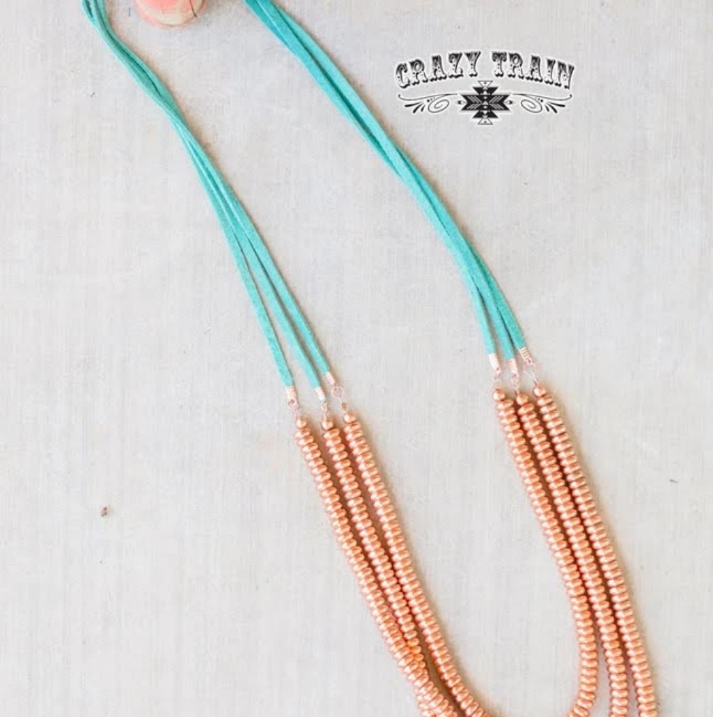 The Cattle Guard | Turq/Copper Necklace
